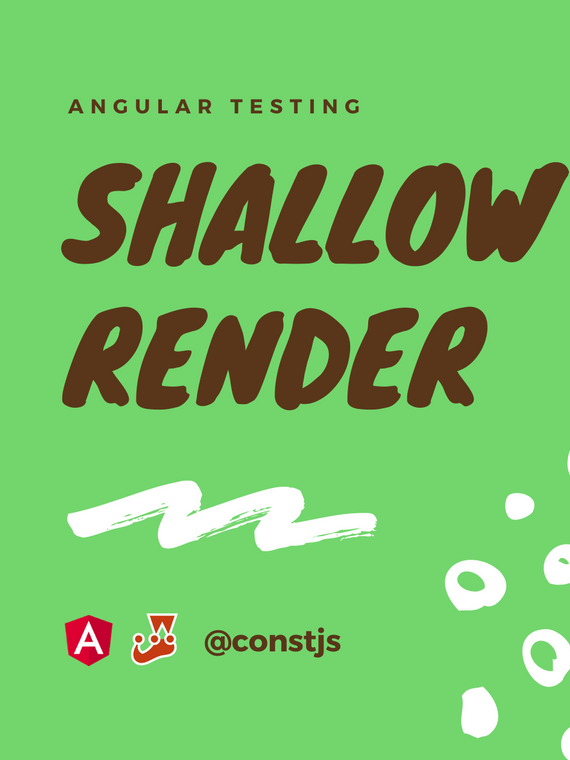 Angular testing: When to use shallow rendering?